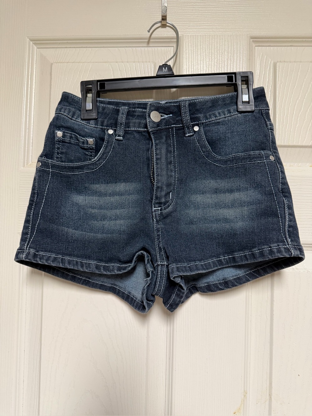Women's Dark Wash Denim Jean Shorts by rumwe size xs